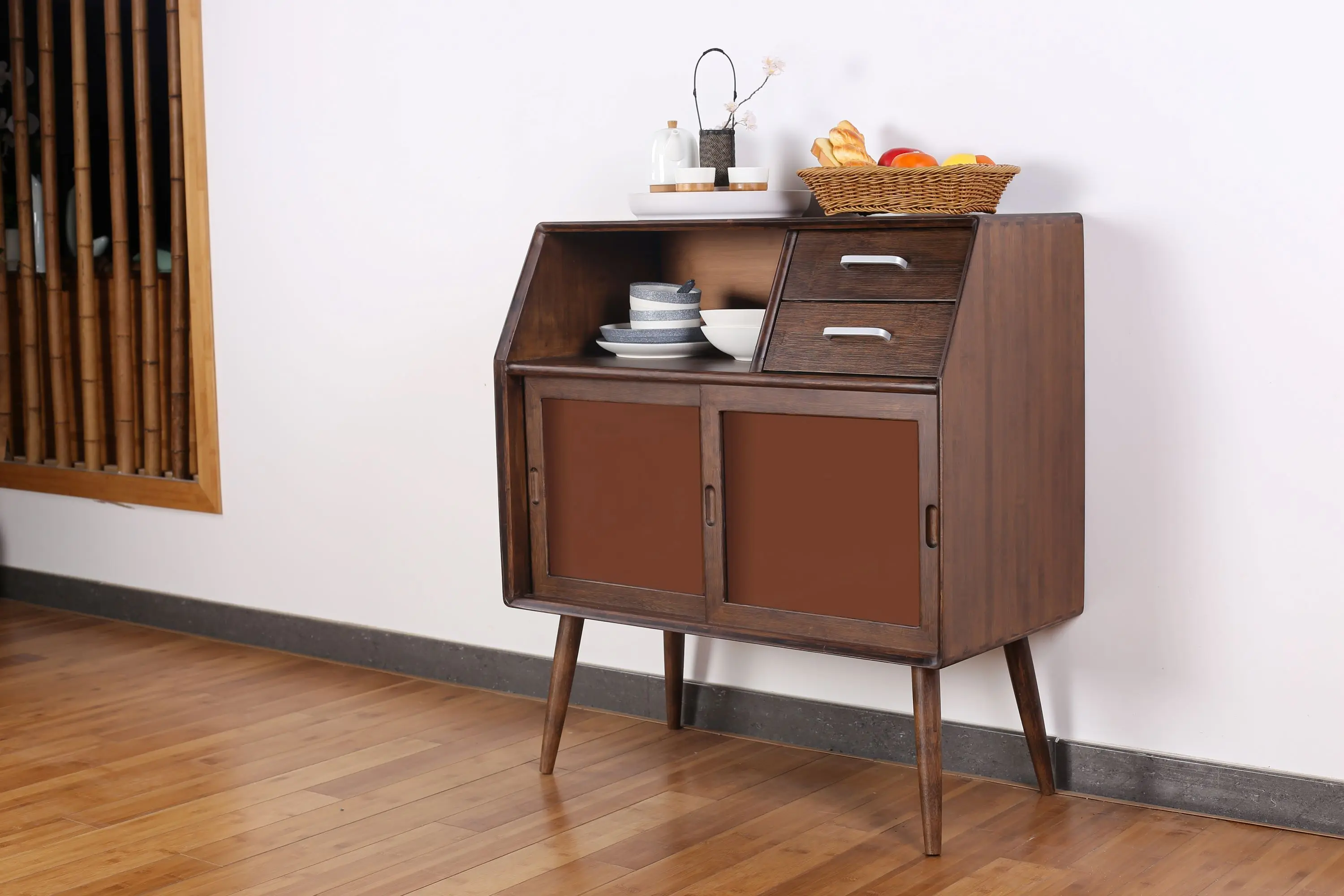 dining room furniture bamboo sideboard storage meals