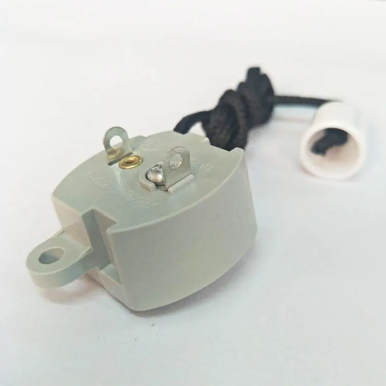 On off 1A~250V 1 position Wall exhaust fan switches with pull-cord