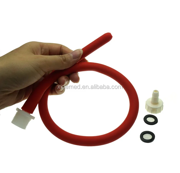 Enema vaginal anal tube wholesale enema tube Red enema washer cleaning anal vaginal