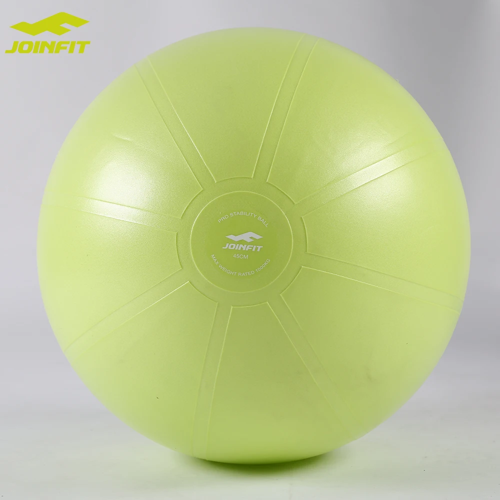 Exercise Ball Multiple Sizes for Stability, Balance & Yoga Workout Guide & Quick Pump Included Anti Burst