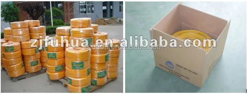 Yellow Color Korea Technical Pvc Hose High Pressure Sprayer Pipe