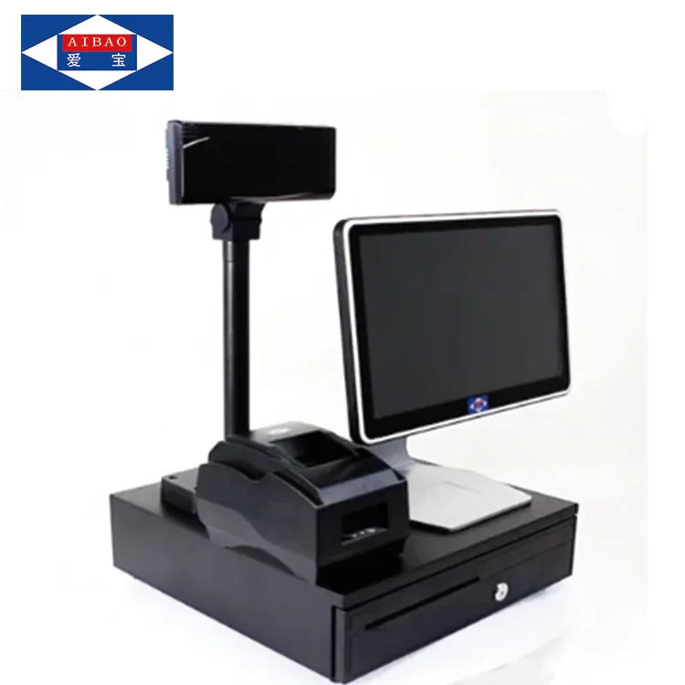 15.6inch capacitive touch screen pos system for wholesale