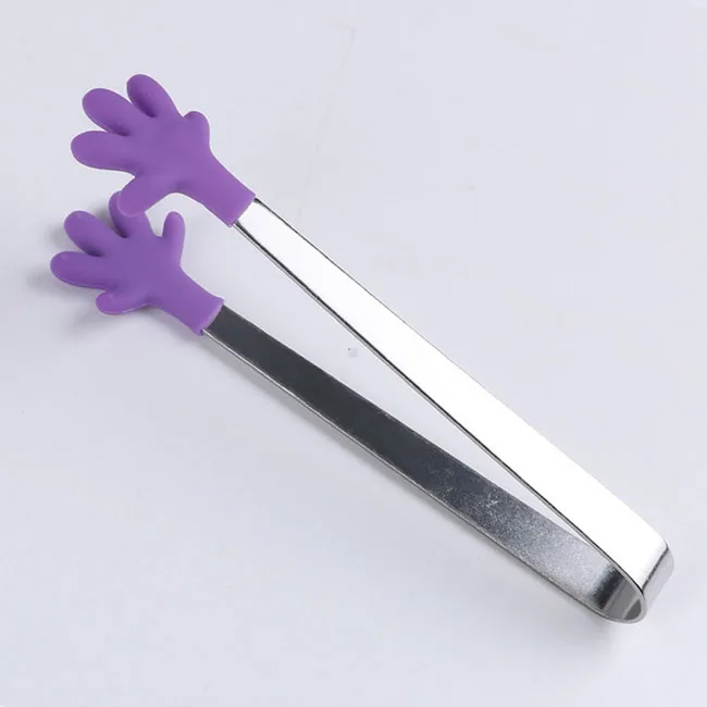 
Custom Stainless Steel Material Silicone Cover Food Tong 