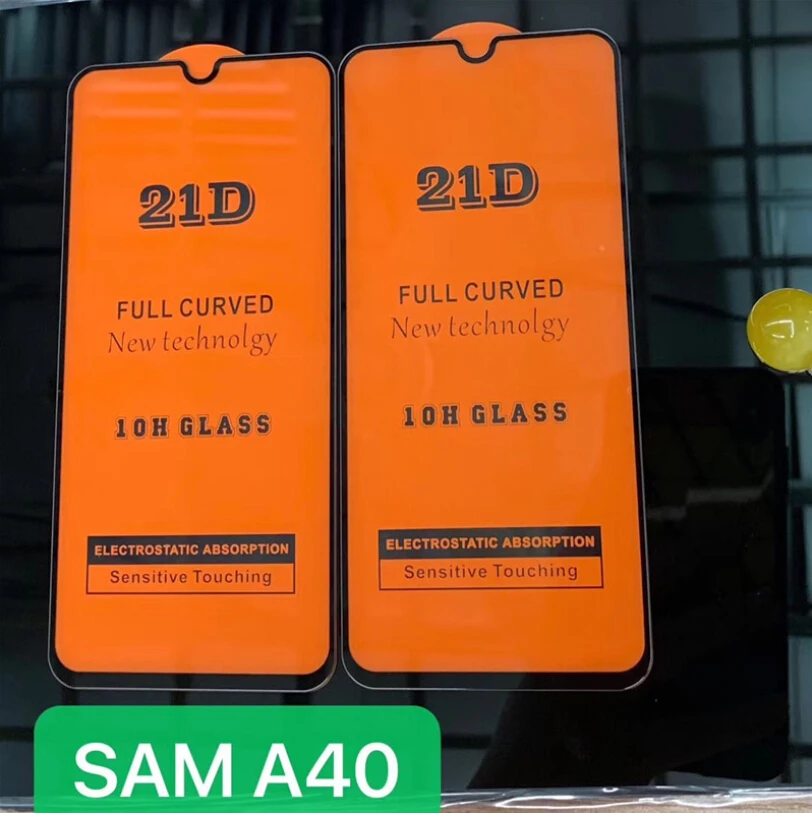 Micas de cristal para celular Full Glue 21D Tempered Glass Screen Protector for Redmi note 7