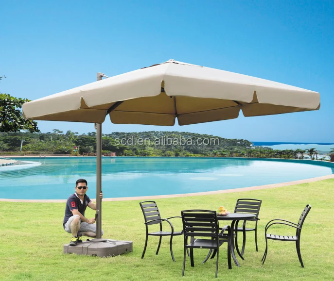 Unique patio used square big roman umbrella for wholesale