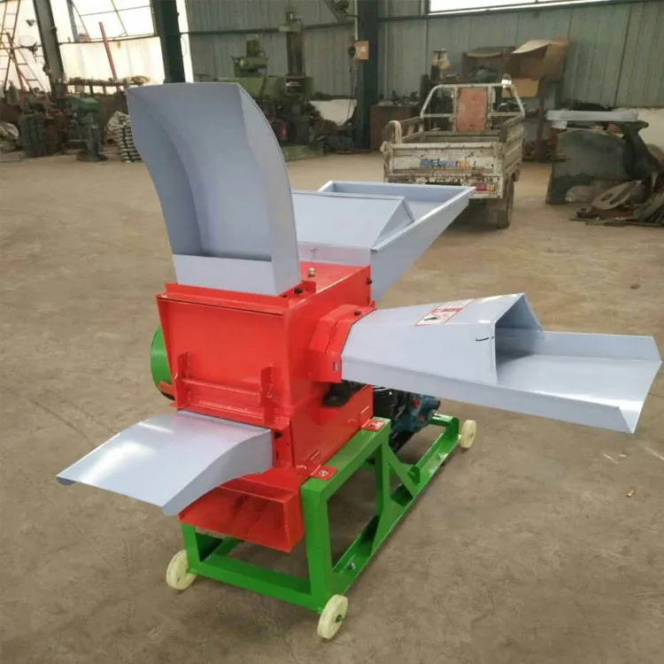 Weiwei 9ZF400 diesel engine grass chopper hammer mill chaff cutter grass crop cutter for sale