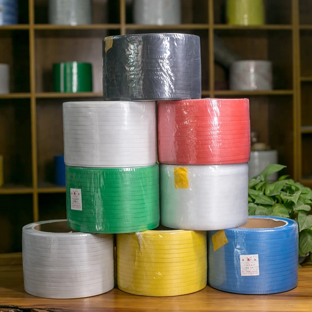 
HS-830 sealing cloth fiberglass filament adhesive tape for packaging fixed 