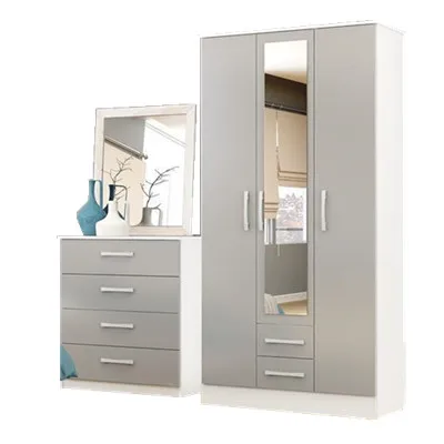  Шкаф для спальни деревянный шкаф Шкафы высокого качества с тремя дверями