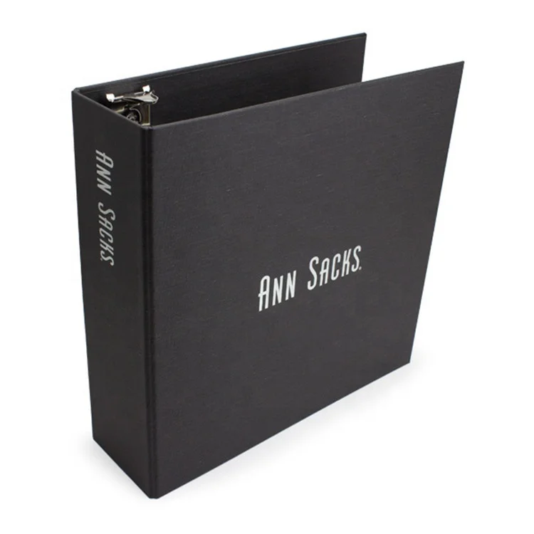 Personalized A4 Durable Fabric Covered Chipboard Ring Binder