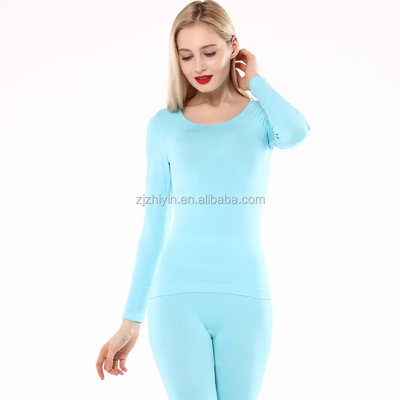 Wholesale Custom Womens Smooth And Comfortable Underwear suit Body Skintight Sleepwear Seamless Elastic Pajamas Sets For women