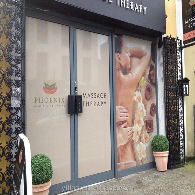 See Through Regular Pvc Vinyl Window Adhesive Glass Sticker One Way Vision Mesh Sticker