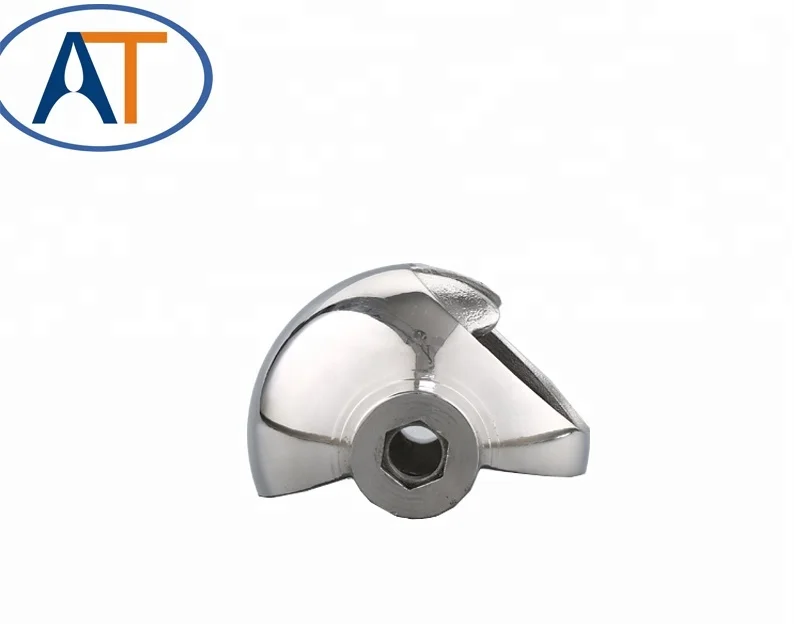 
Germany Standard stainless steel straight through elbow semi balls for alloy valve ball 