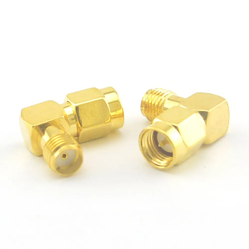 Оптовая позолоченное под прямым углом 90 градусов SMA мужской женский разъем