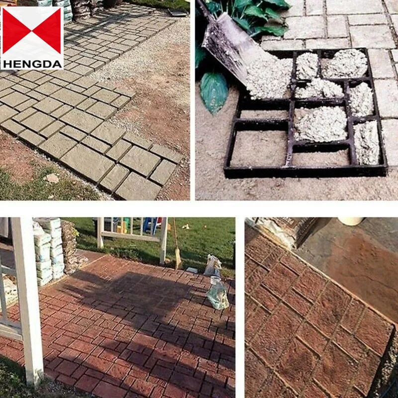 
Pavement Mold Paving Concrete Mould Driveway Stone Garden Patio Stepping Maker 