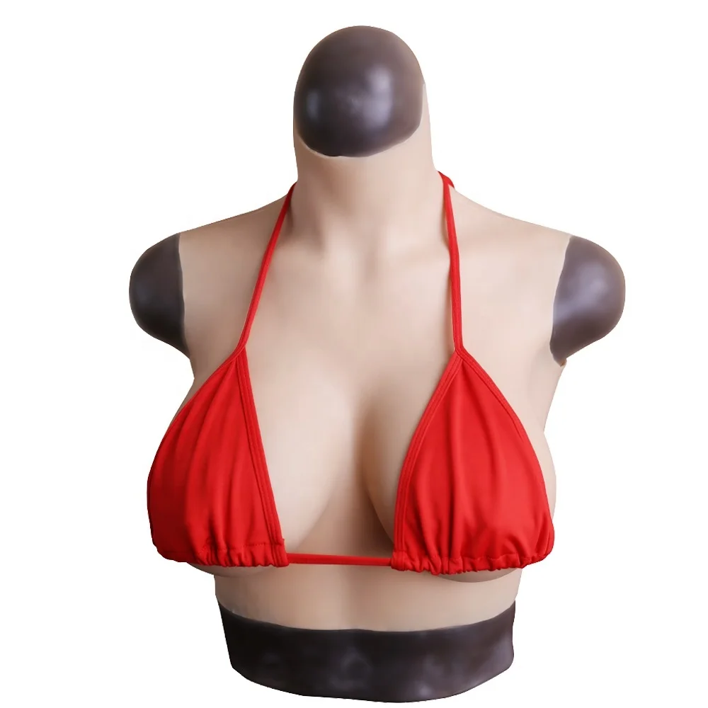2019 NEW E -Cup Half Body Trandsgender Tits Crossdresser Breast Plate Breast Form Boobs