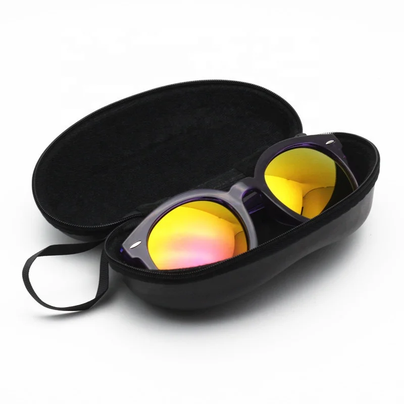 2019 в наличии черный чехол из искусственной кожи для очков солнцезащитных