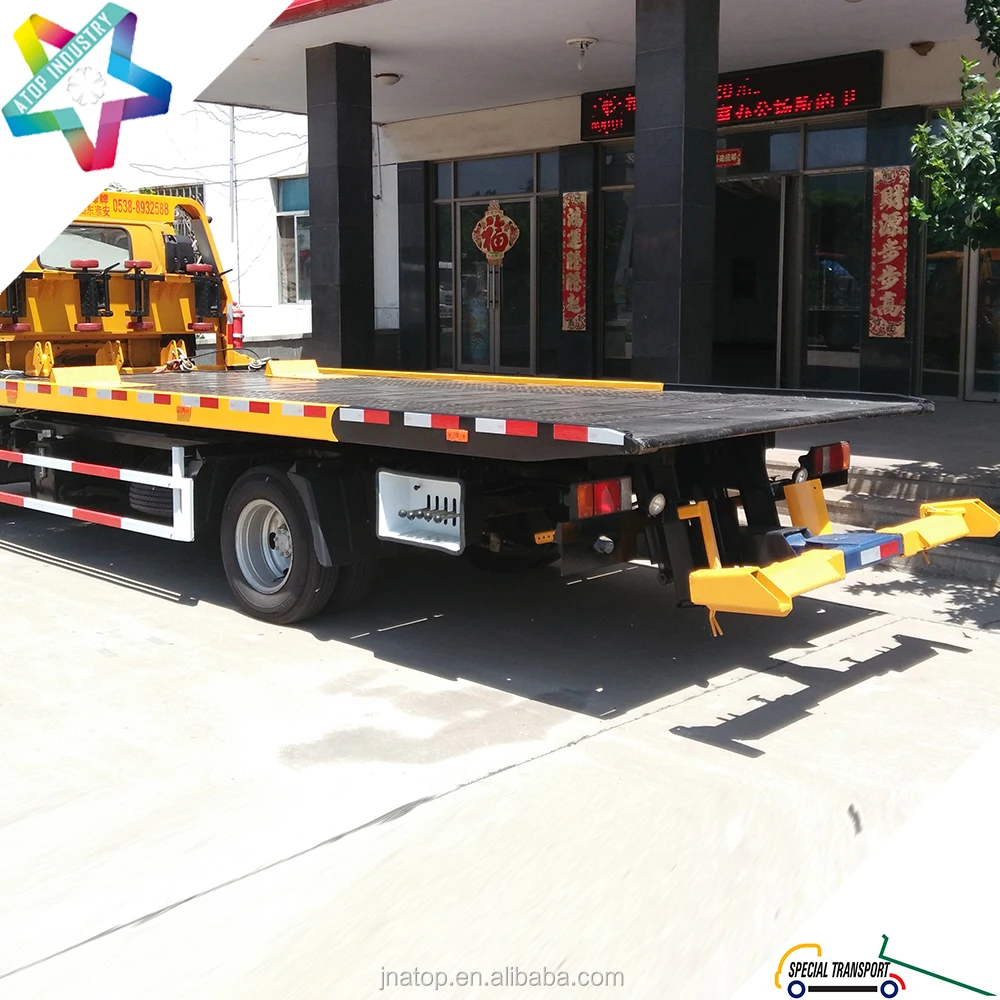 ATOP 600P NPR chassis car carrier tow truck middle duty hydraulic car rescue rollback truck tow truck hydraulic