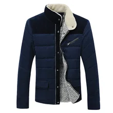 2014 New Arrival Men’s Winter Jacket 100% Cotton Casual Coat Thermal Outerwear Plus Size High Quality