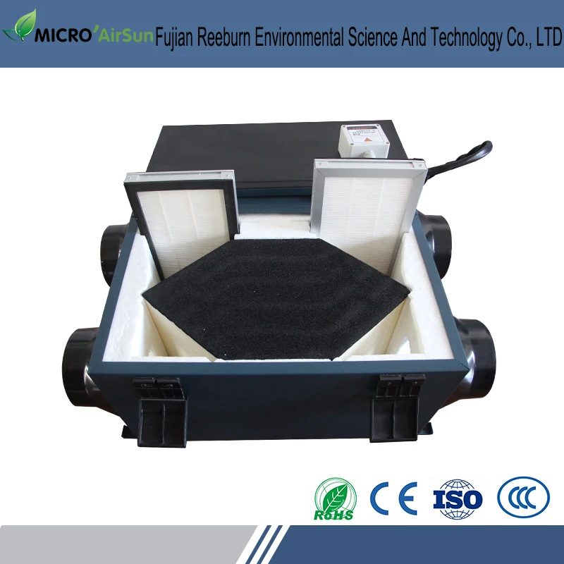 Residential Cross counter flow heat recovery ventilation system