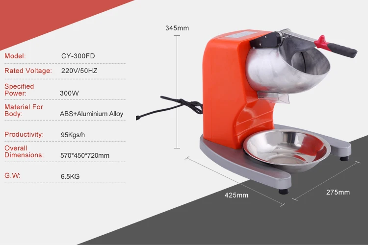 Chuangyu Alibaba Самых Продаваемых Продуктов В Дубае 650 мл Малой Мощности Мини-Размер Дробилки Льда Машина Для Кухни