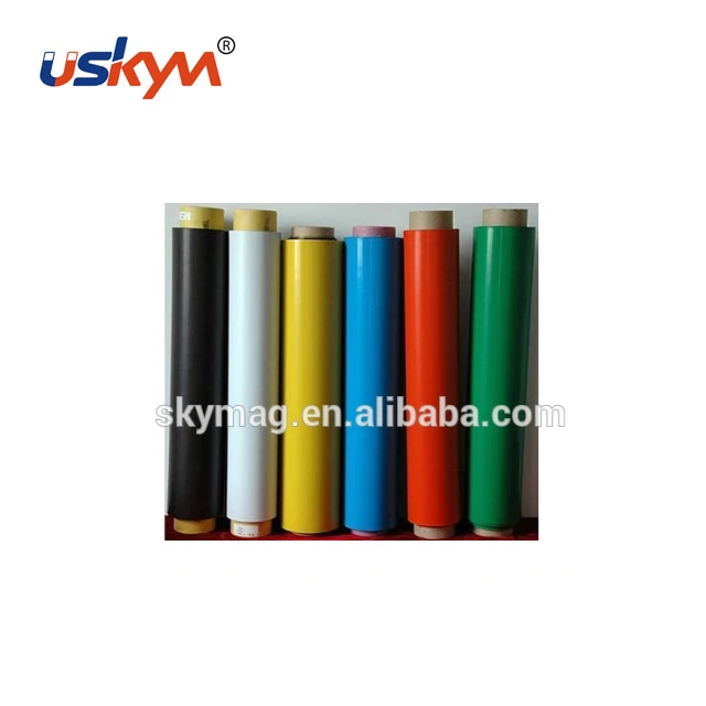 Colourful rubber magnet flexible magnet magnetic sheet magnetic strip