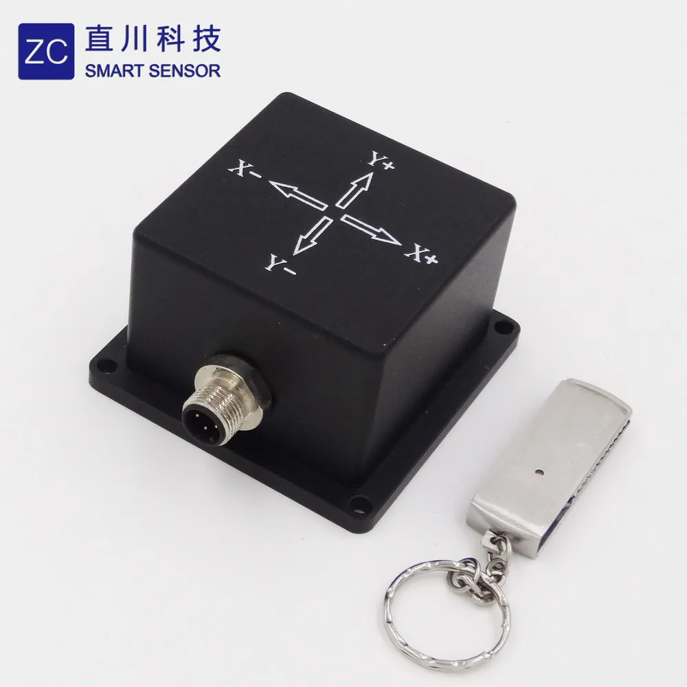 
High Precision Two Axis Digital Inclinometer RS232 Output Tilt Sensor with CE Approved 