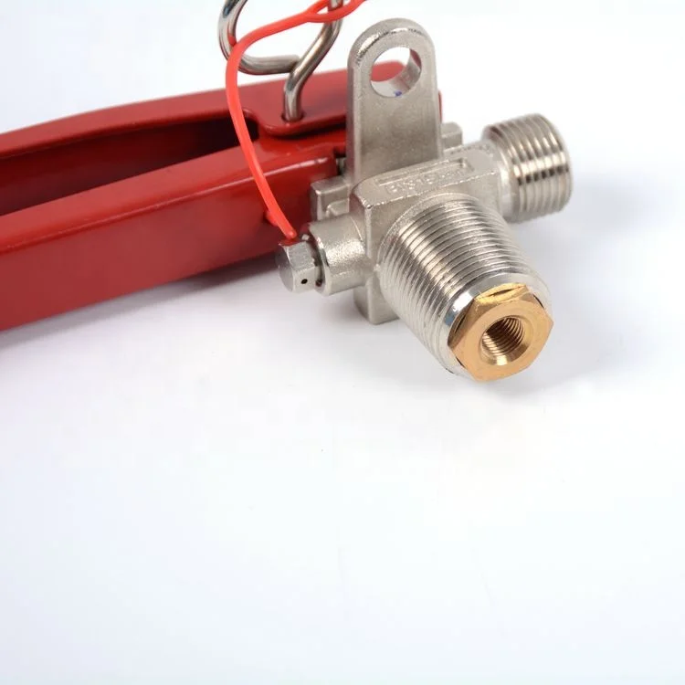 Fire equipment parts aluminum alloy automatic CO2 fire extinguisher valve wholesale