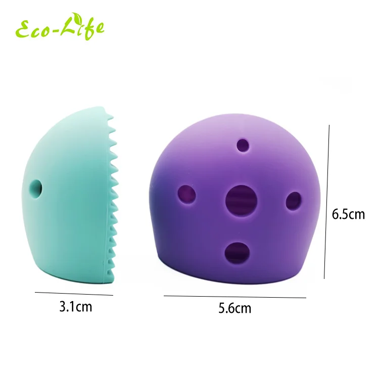 Facial Makeup Brush Cleaner Silicon Egg Portable Silicone and