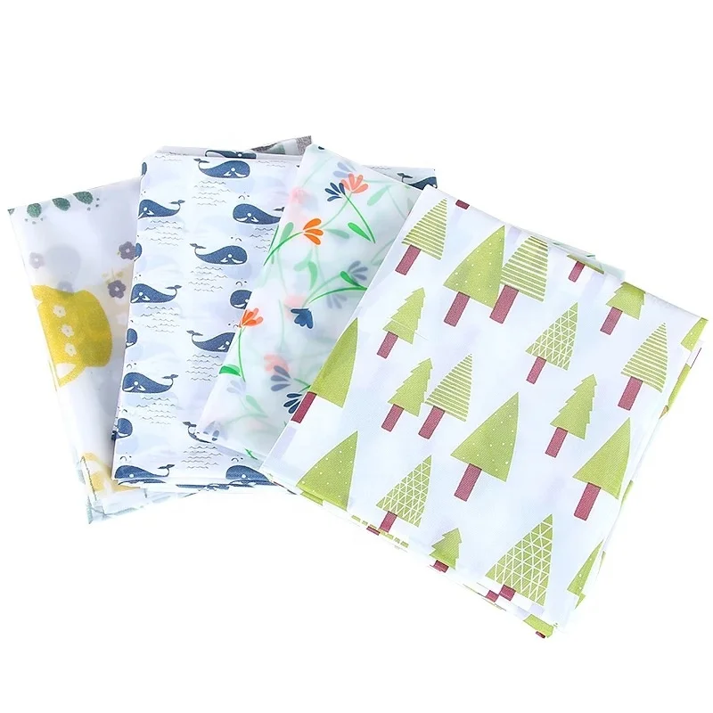 Nice  printed plastic shower curtain for bath