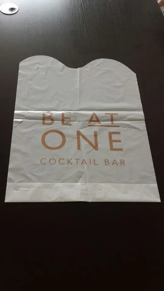 Disposable plastic lobster bibs with pocket