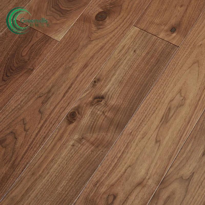 
150mm width walnut engineered flooring natural smooth american walnut floor living room flooring 