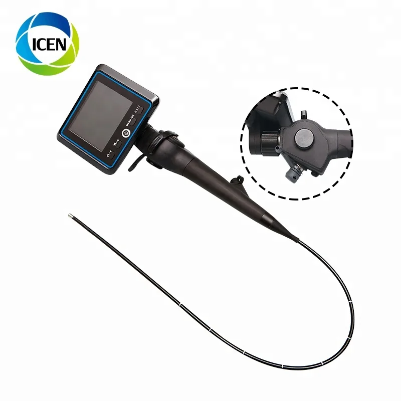 IN-P029-1 Portable fiber optic ent endoscope video with led light source lenses endoscope video price