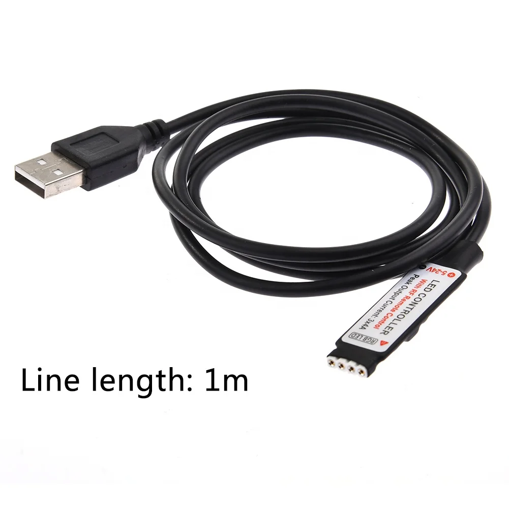 5V RF Remote Control Mini RF LED Controller USB RGB Controller Usb Wireless for Tv led lights