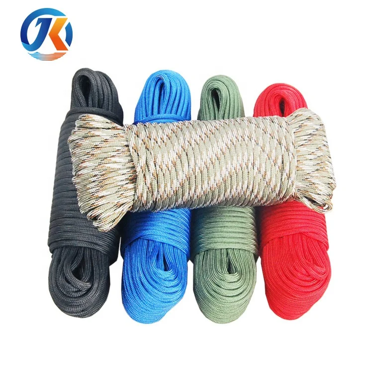 Wholesale survival 550lbs paracord regular parachute cord for outdoor rescue
