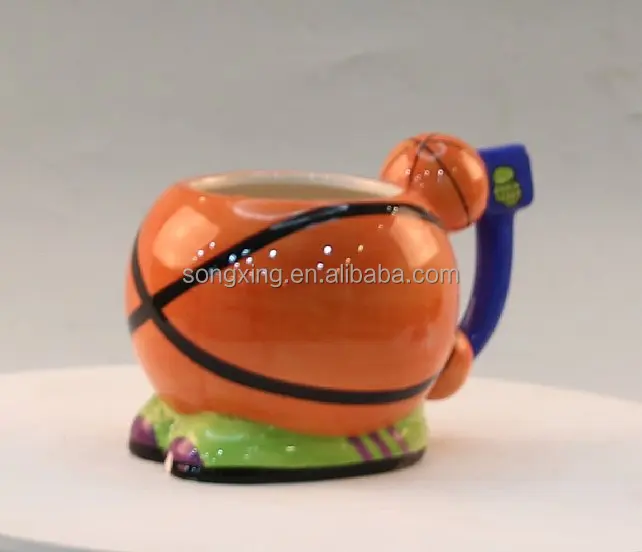 basketball without cover ceramic mugs Size and shape can be customized