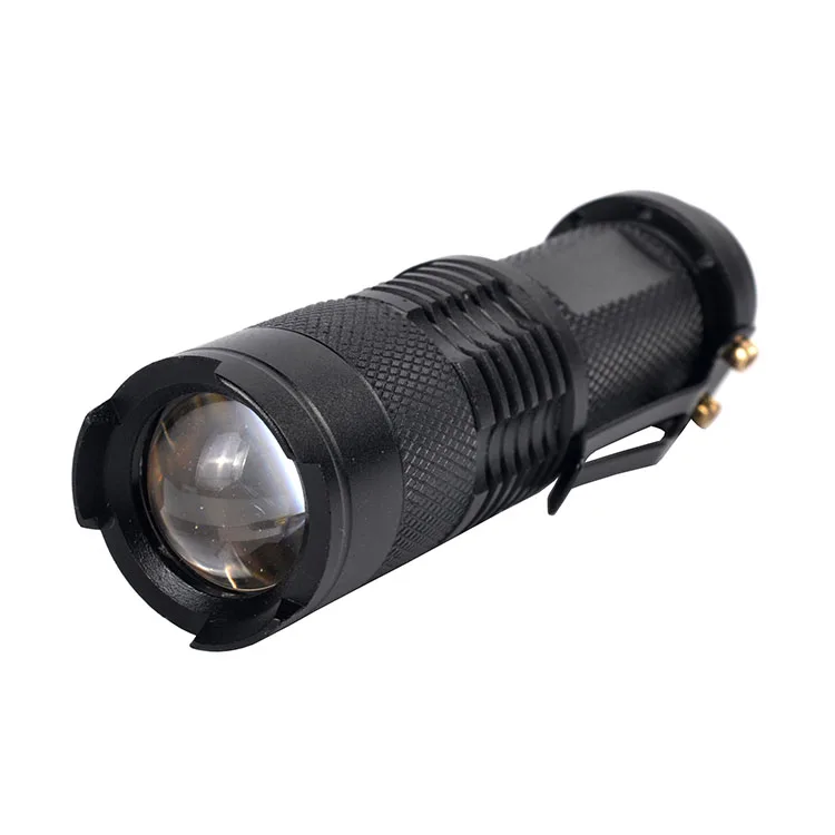 Jialitte F073 3W mini Black Light Torch 3 mode 365nm Zoomable UV LED flashlight for forged inspection file verification