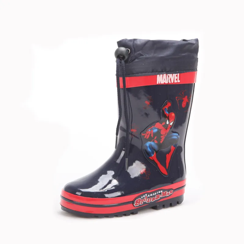 Factory sale-Cheap fashion print kids rubber shoes with collar