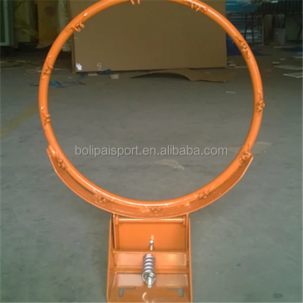 Championship officer size double springs basketball ring with net