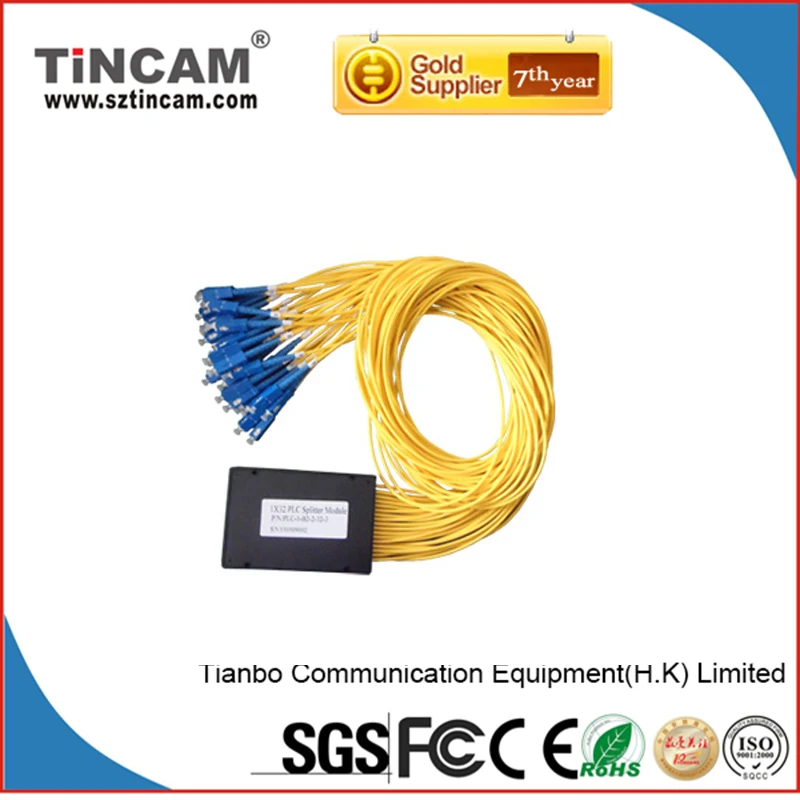 Sc/pc волоконно-оптический pach кабель трубки стальные splitter 1x8