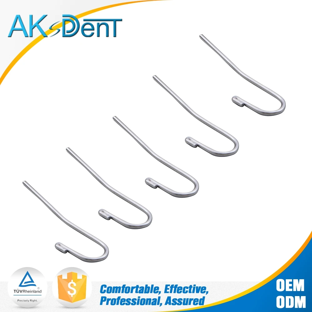 AKsDenT E-A Dental Endodontic teeth Root Canal Finder Apex Locator accessories probe cord file holder contrary electrode