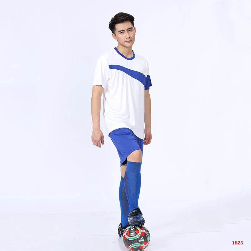Wholesale solid color high quality football jersey set custom sports competition student football jersey