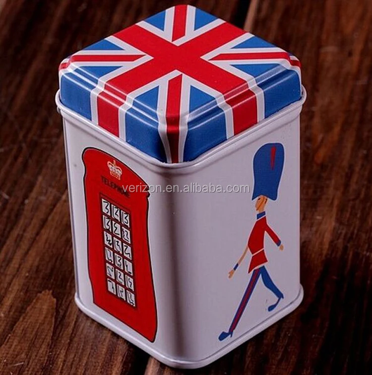 
England London Style Gift Packing Cookie Tin Box 