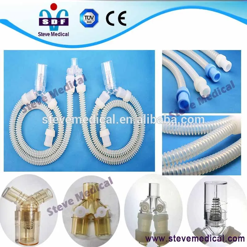 дыхательный контур с се& исо- силиконовые, многоразовые