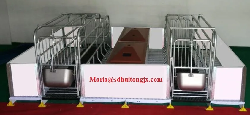 Pig Farrowing crate with PVC Plank fence