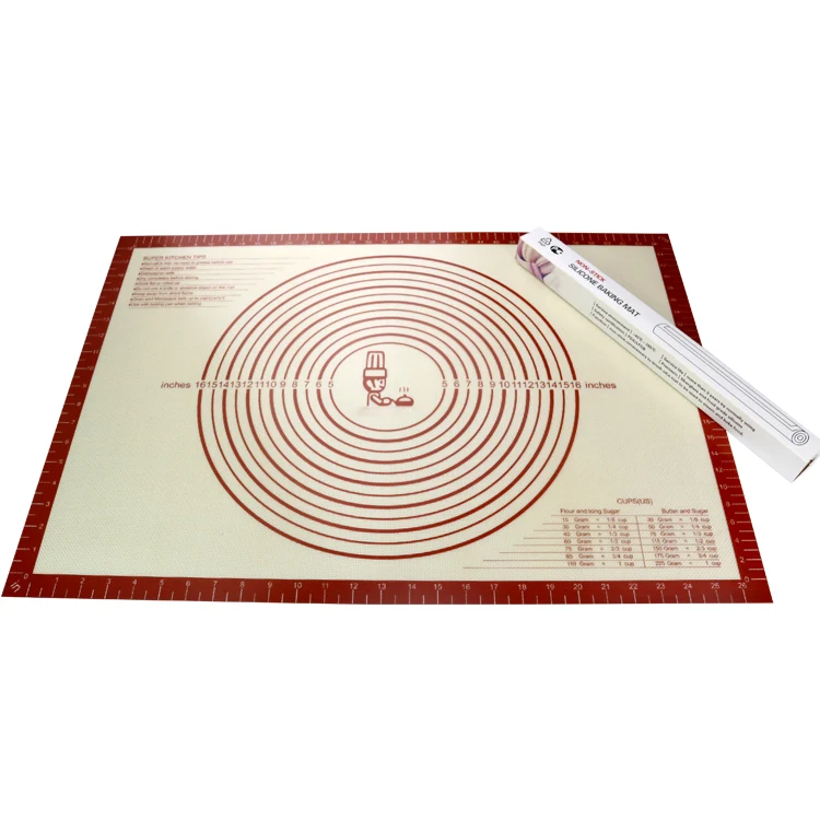 Non-slip Silicone Pastry Mat Extra Large with Measurements 28'By 20' for Silicone Baking Mat, Counter Mat, Dough Rolling Mat