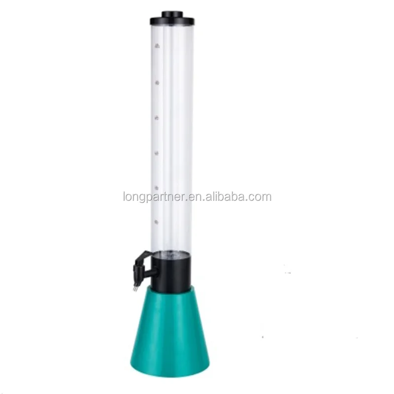 Promotional Draft Beer Tower With Ice Tube Cooling,3l Ice Tube Beer Tower/beer Dispenser