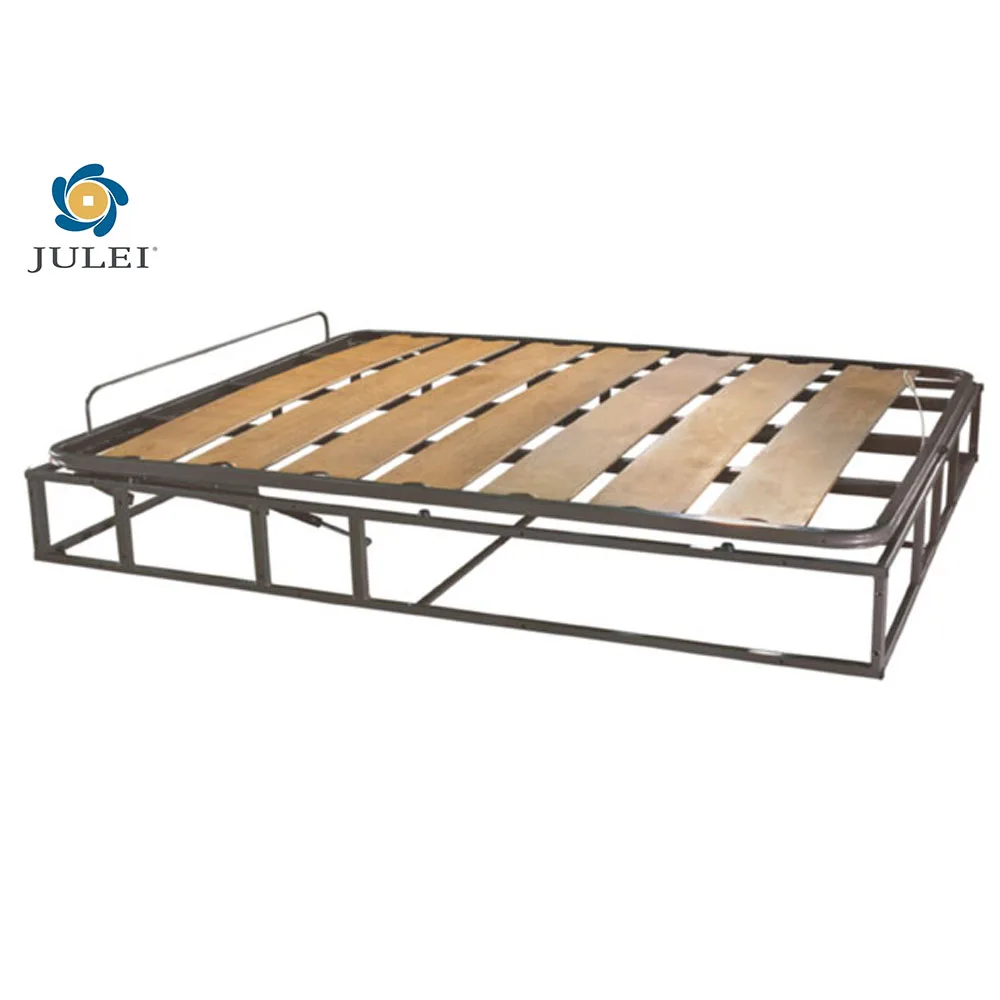 Simple Smart Furniture Foldable Meal Bed Frame With Storage Space