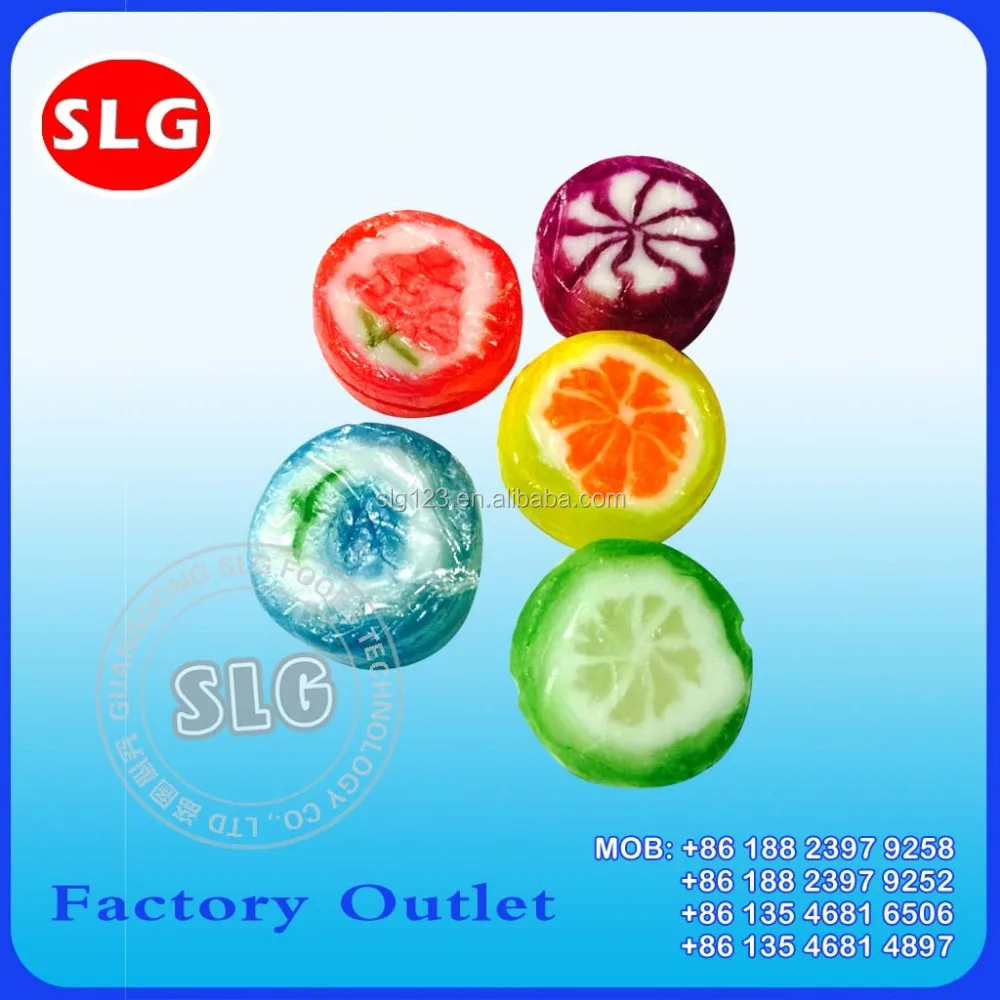 Fruit Pattern Round Hand Made Hard Candy
