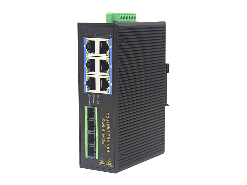 China Factory  CE FCC Rohs surveillance video 6 ports RJ45 2 SC 10/100Mbps  ethernet fiber optic umanaged network switches