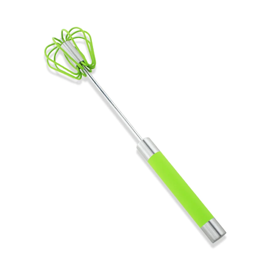 12 inch Hand Push Manual Stainless Steel Egg Whisk Mixer Milk Beater Blender For Baking